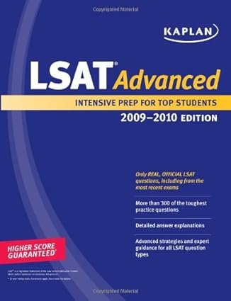 LSAT 2009 Comprehensive Program