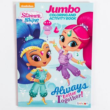 Jumbo Coloring: Shimmer and Shine, Always Better Together