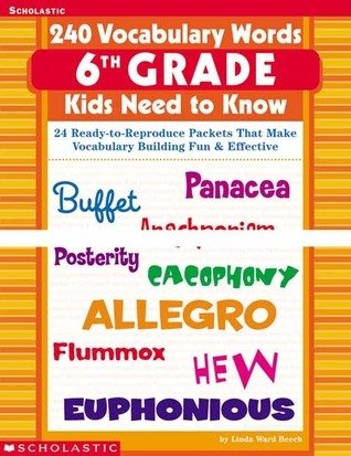 vocabulary words 6th grade