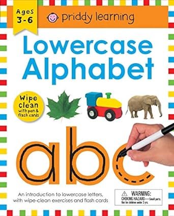 Wipe Clean Workbook: Lowercase Alphabet