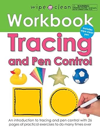 Wipe Clean Workbook Tracing and Pen Control: Includes Wipe-Clean Pen