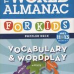 World Almanac Puzzler Deck: Vocabulary & Wordplay Ages 11-13 - Grades 6-7
