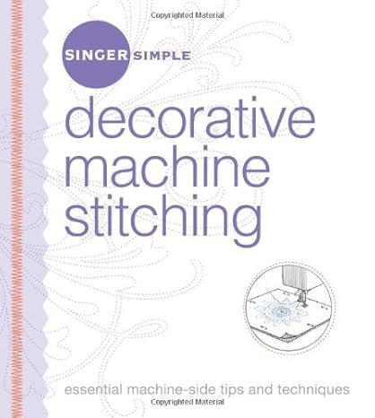 Singer Simple Decorative Machine Stitching