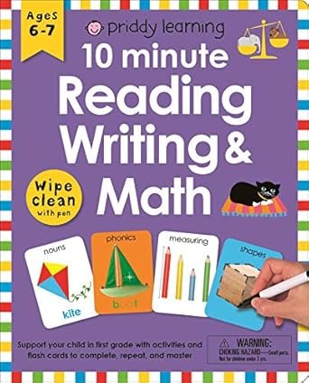 Wipe Clean Workbook: 10 Minute Reading, Writing, and Math