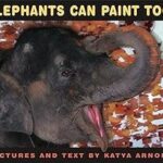 Elephants can paint