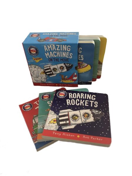 Amazing Machines--On the Move ( 6 Board Books - Boxed Set )