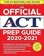 The Official ACT Prep Guide 2020 – 2021, (Book + 5 Practice Tests + Bonus Online Content)