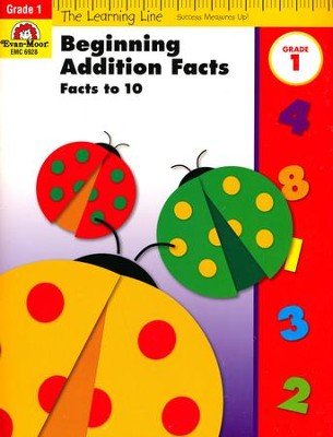 The Learning Line Beginning addition-facts to 10-grade 1