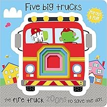 Board Book Five Big Trucks