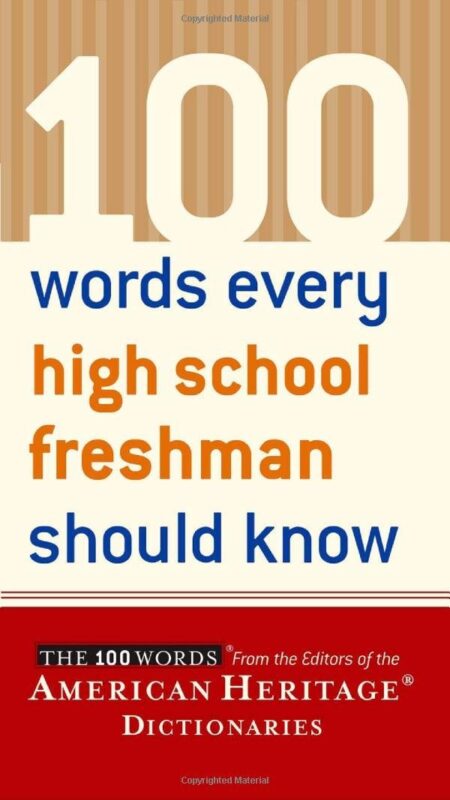 100 Words Every High School Freshman Should Know