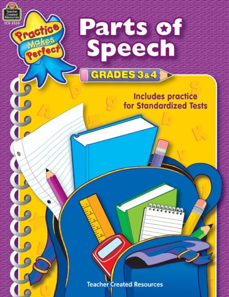 Parts of Speech Grades 3-4 (Practice Makes Perfect)