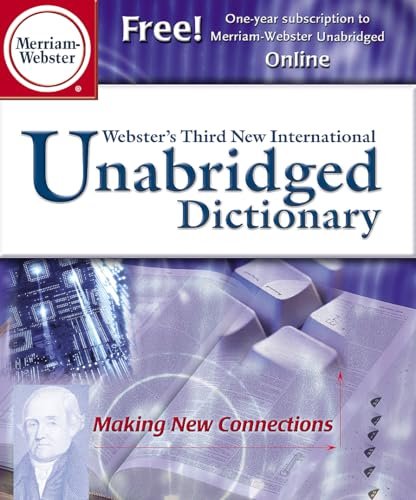 Webster’s Third New International Dictionary, Unabridged