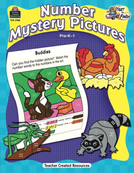 Number Mystery Pictures Grade Prek1