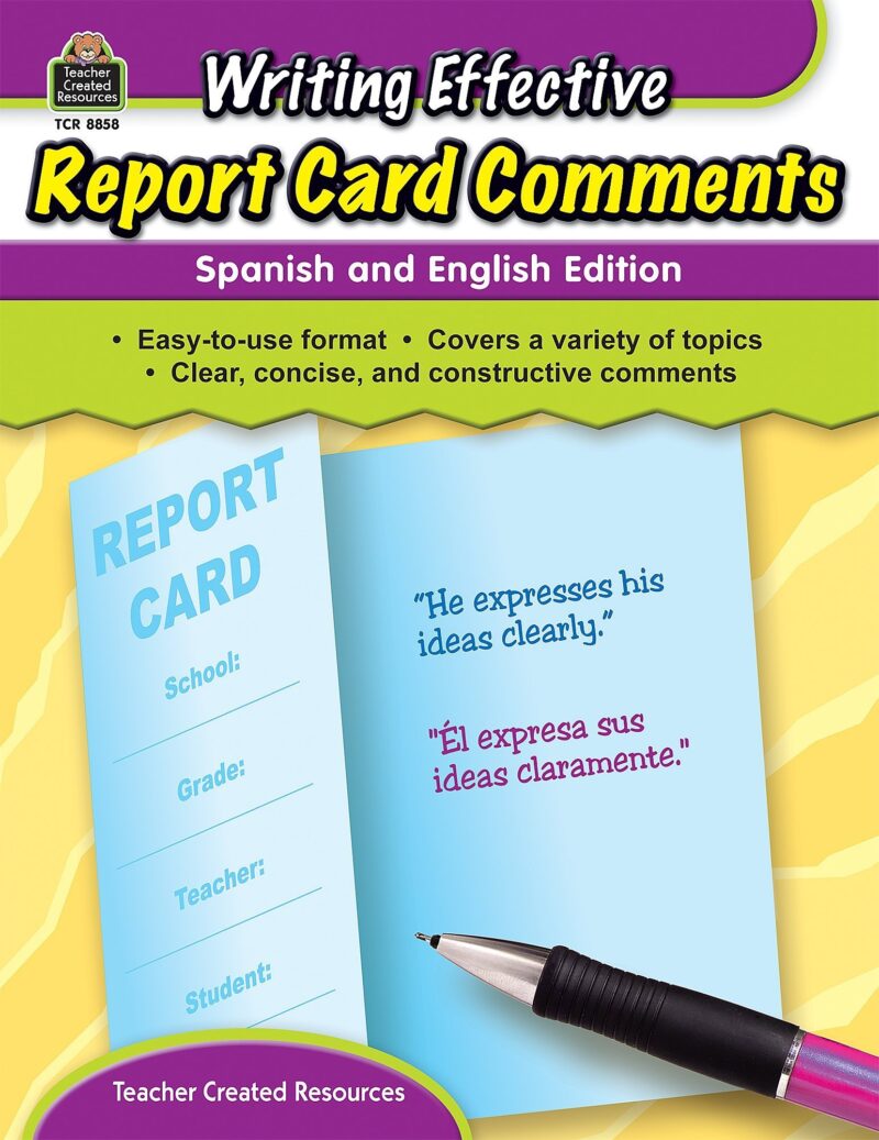 Writing Effective Report Card Comments