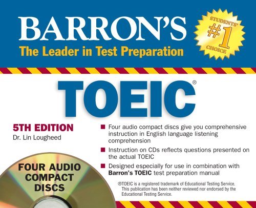 Barron's TOEIC Audio CD Pack
