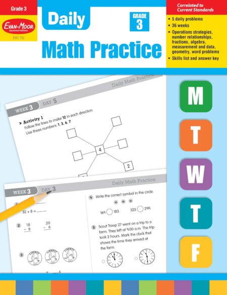 Daily Math Practice, Grade 3