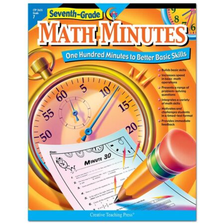 Seventh Grade Math Minutes One Hundred Minutes To Better Basic Skills