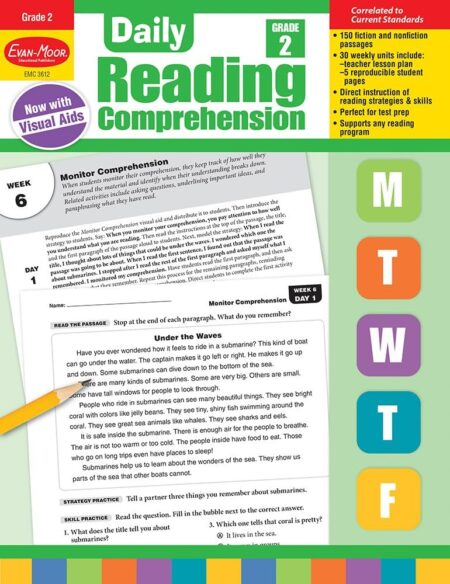 Daily Reading Comprehension, Grade 2