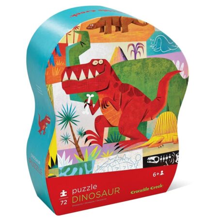 Dinosaurs Children’s 72 Piece Puzzle in Shaped Box