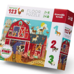 Crocodile Creek - Barnyard 123 - Early Learning 24Piece Jigsaw Puzzle for Kids