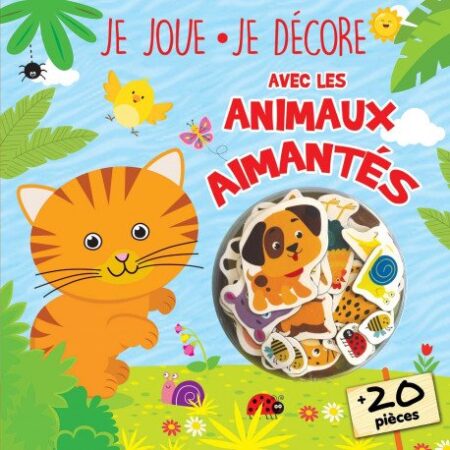 Je joue, je d?core avec les animaux aimant?s + de 20 pi?ces