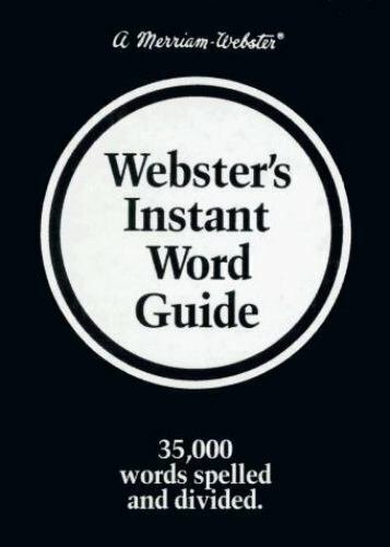 Webster’s Instant Word Guide