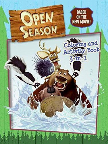 Open Season Coloring and Activity Book 3-in-1