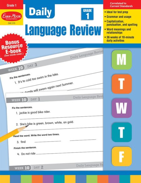 Daily Language Review, Grade 1 Activities