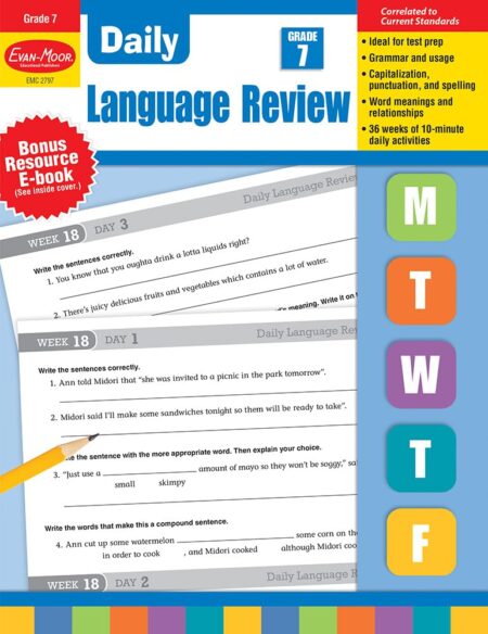 Daily Language Review, Grade 7 Actvities