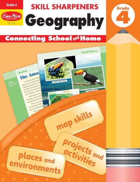 Skill Sharpeners: Geography, Grade 4