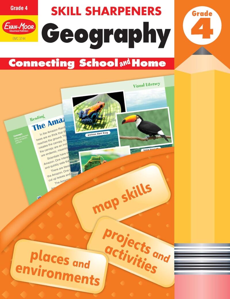 Skill Sharpeners: Geography, Grade 4