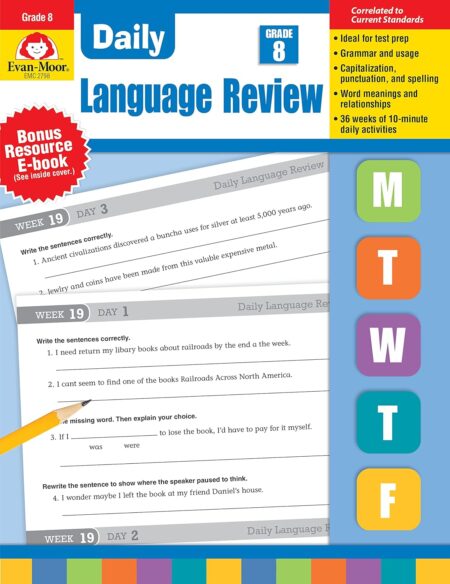 Daily Language Review, Grade 8 Actvities