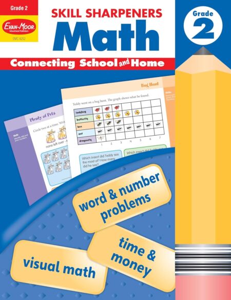 Skill Sharpeners Math Workbook, Grade 2