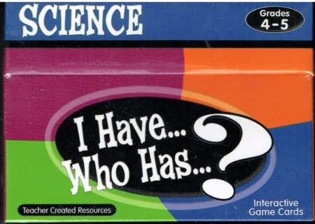 I Have Who Has, Math Card Game, Grades 4-5