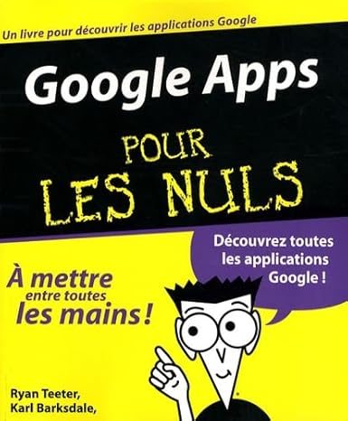 Google Apps Pour les nuls