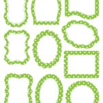 Teacher Created Resources Lime Polka Dots Frame Accents