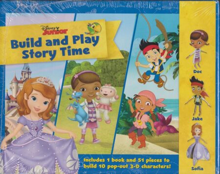 Disney Junior Build and Play Story Time with 3-D Puzzle Pieces 