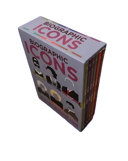 Great Lives In Graphic Form: Biographic Icons 6 Book Box Set – New Sealed