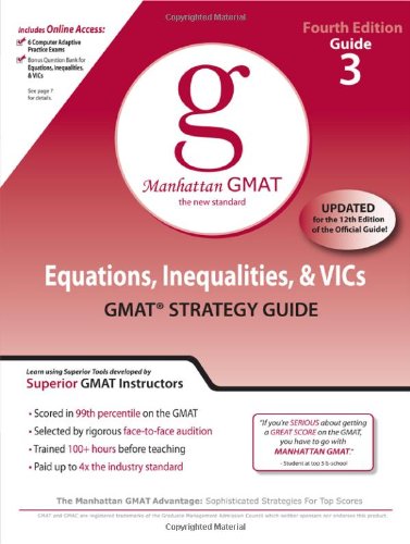 Equations, Inequalities, & Vics Guide 3