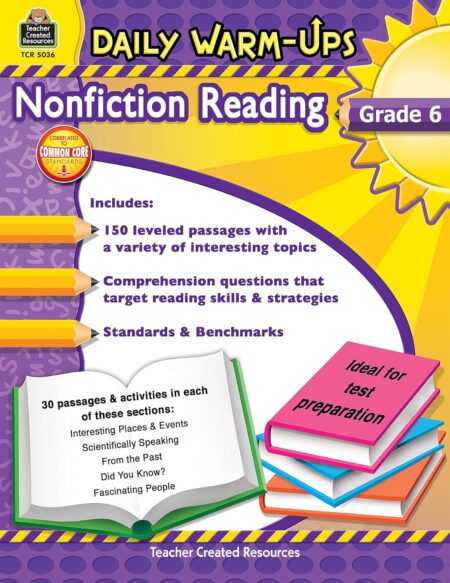 Daily Warm-Ups : Nonfiction Reading Grd 6