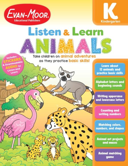 Listen and Learn Animals, Grade K