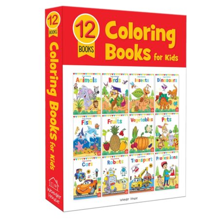 Colouring Books Boxset: ( Pack of 12 )