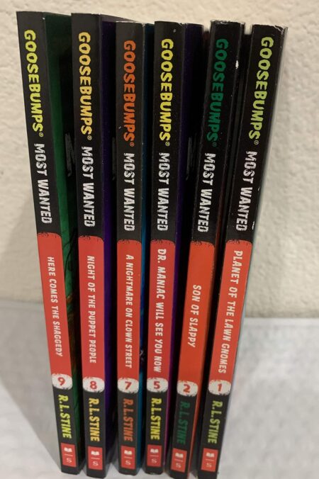 Goosebumps Most Wanted 6 book set