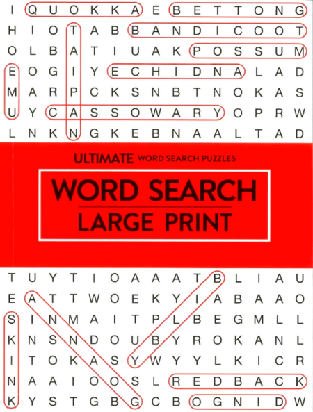 Word Search- Red