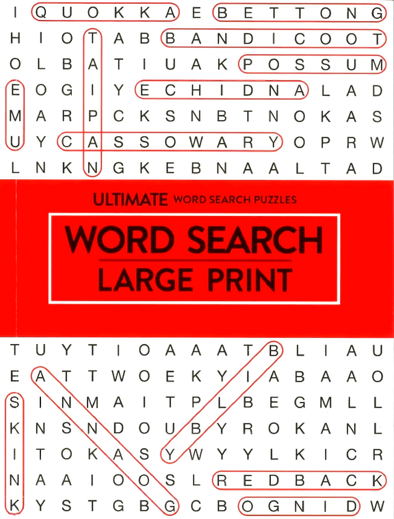 Word Search- Red