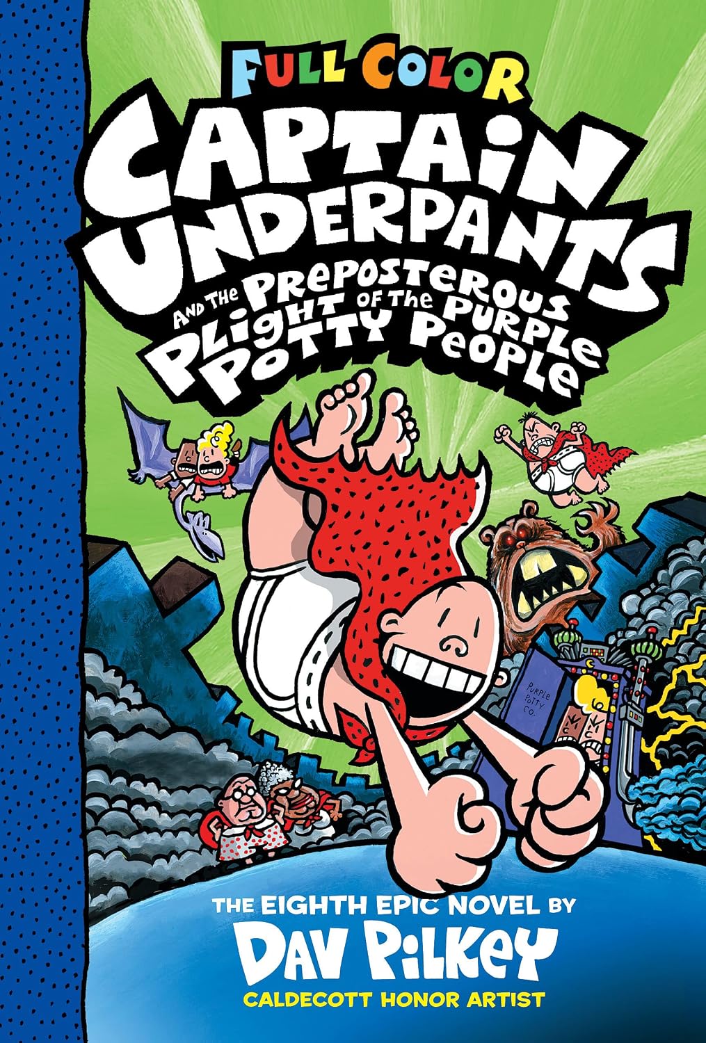 Captain Underpants and the Preposterous Plight of the Purple Potty People #8